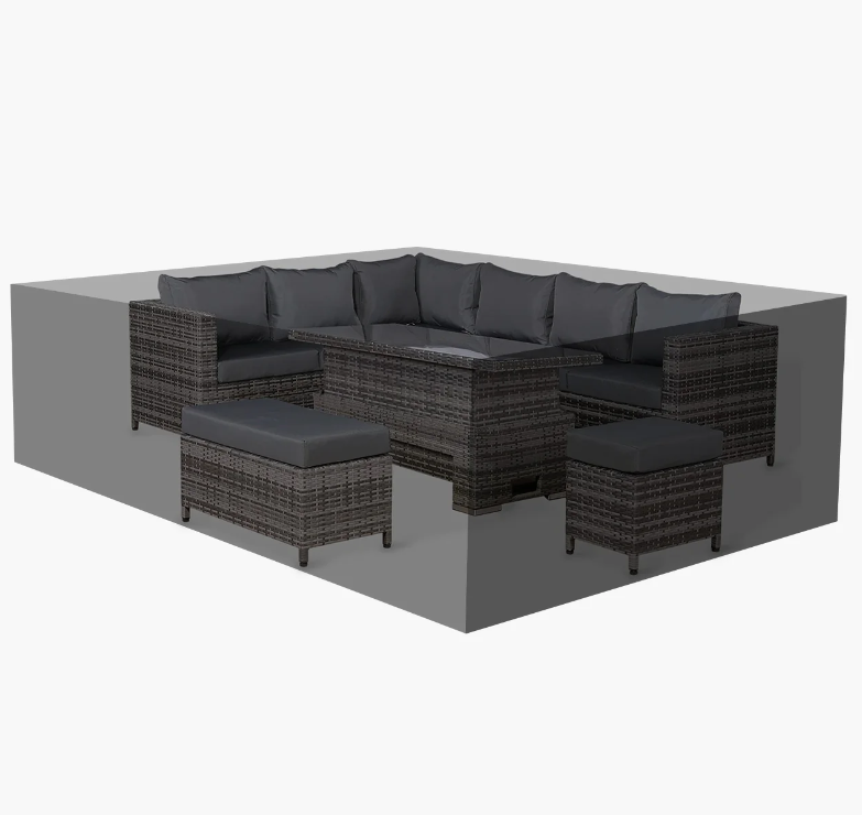 Heavy-Duty Wight Range LHF or RH Corner Sofa Cover with Rising Table - Waterproof
